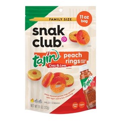 Sweet & Spicy Tajin Peach Gummy Rings – 11oz & Gluten-Free Treat