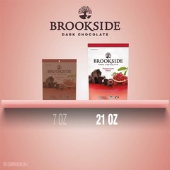 Brookside Dark Chocolate And Pomegranate Flavored Snacking Chocolate Candy -21oz