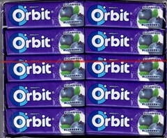 30x Wrigleys Orbit Blueberry Chewing Gum Full 30 pack 300 pellets