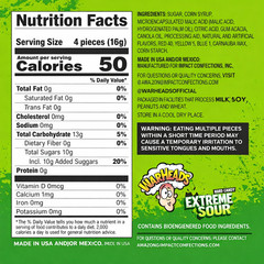 Warheads Extreme Sour Assorted Mix Flavors, Bulk Nostalgia Hard Candy (2 Pounds)