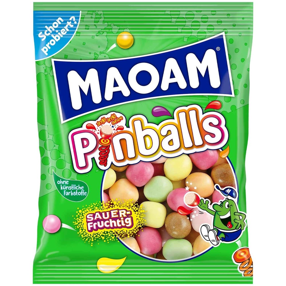MAOAM Pinballs SOUR & FRUITY chews -200g/7.05 oz – FREE SHIP