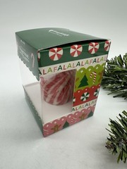 2 Candy Cane Peppermint Edible Candy Shot Cup Christmas Stocking Stuffer Party