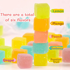 Japanese Crystal Amber Gemstone Candy – 7Oz Crunchy with Chewy Center | Resealab