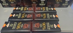3 pack 100g Premium Dark Chocolate. Golden Tree chocolate. 90% Dark chocolate.