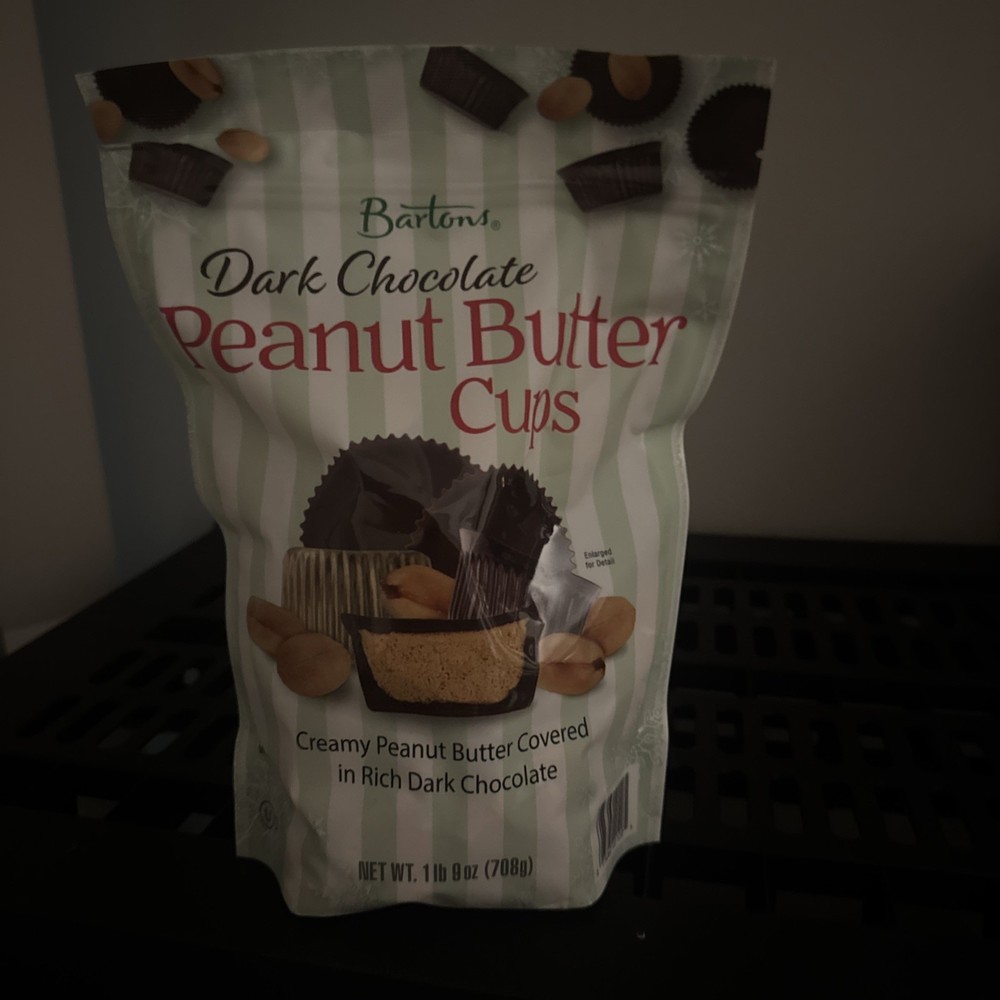 Barton’s Double Chocolate Peanut Butter Cups 1 Lb 9 Ounce Bag, Kosher