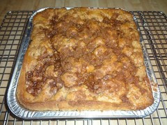 HOMEMADE CINNAMON ZUCCHINI COFFEE CAKE (9″ x 9″) TRAY