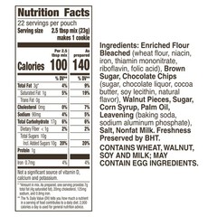 Betty Crocker Walnut Chocolate Chip Cookies, Cookie 17.5 Ounce (Pack of 1)