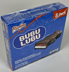 Bubulubu Ricolino Mexican Chocolate Marshmallow Strawberry 8 Pack
