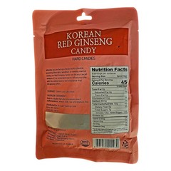 Korean Red Ginseng Hard Candies, 3.5 oz, All Natural – One (1) Pack