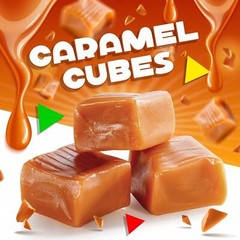 Classic Chewy Caramel Squares Candy Individually Wrapped (1 Pound Pack)