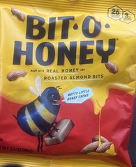 Bit O Honey Candy 3PK- 3.5 oz Each Classic Honey & Almond Chewy Candy Bars