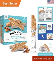 6.88 oz Individually Wrapped Delicious Almond Biscotti – A Gourmet Coffee Treat