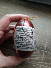 (2) Hot Tamales Candy Christmas Ornament, 0.5oz Fierce Cinnamon Flavor.