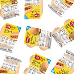 Schar Gluten Free Hot Dog and Hamburger Bun Combo | 8 Total Buns