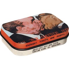 Nostalgic-Art – Retro Tin Pill Box with Mint Candy – Bruderkuss