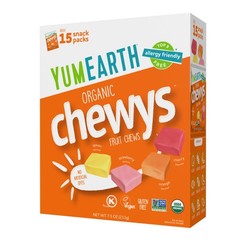 YumEarth Organic Chewys Fruit Flavored Candy 7.5 Ounce (Pack of 1), Assorted
