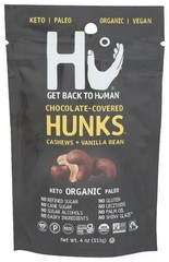 Hu Chocolate Hunks Cashew Vanilla Bean 4 oz (Pack of 6)