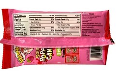 0.72oz/3ct WARHEADS Sour Popping Valentine Candy Passion Berry Burst New Flavor