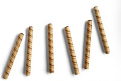 Peanut Butter Crème Filled Viennese Wafer Rolls Pack of 2