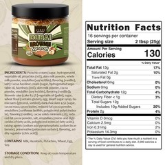 Dubai Chocolate Pistachio Brownie Spread – Kataifi Dessert Jar (14.1 oz)