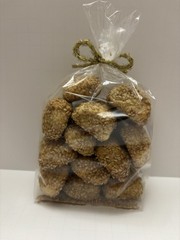 Homemade Reginelle “LittleQueens” Rustic Sicilian Sesame Seeds Biscotti Cookies