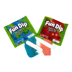 Fun Dip Candy 21 Count Cherry Yum & RazzApple Magic Dip Variety Pack