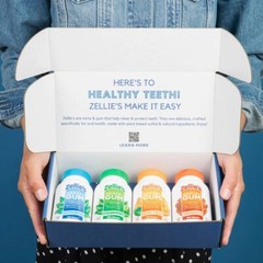 Zellie’s | 100% Xylitol Sugar Free | Gum Gift Set | Peppermint, Spearmint, Fr…