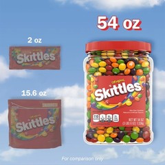 Skittles Original Chewy Candy Bulk Jar, 54 oz. Great Price Free Shipping