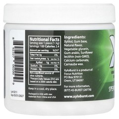 Xylitol Gum, Spearmint, 100 Pieces, 5.29 oz (150 g)