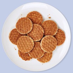 Rip Van Wafels Dutch Caramel Mini Stroopwafels, Low Carb 32 Count (Pack of 1)