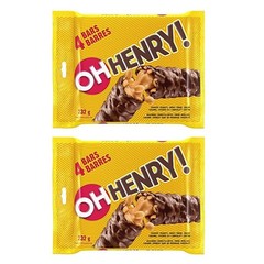 2 x Oh Henry! 4 Full Sized Chocolate Candy Bars Multipack, 232g – FREE SHIPPING