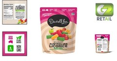 Soft Australian Licorice – Non-GMO, Palm Oil Free, 7oz Mixed Fruit Delight