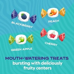 Colombina Delicate Fruit Drop 4 Assorted Flavors Bulk Delicious Candy (4 Pounds)