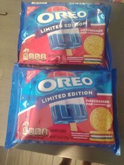 2 packs of Oreo Limited edition Firecracker Pop Cookies 11.46 Oz (324g)