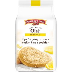 Pepperidge Farm Soft Baked Ojai Lemon Sugar 8.6 Oz (Pack of 1), yellow