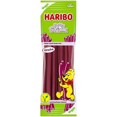 4 HARIBO BALLA STIXX Cherry Flavor Sticks Gummi Candies 200g 7.05oz