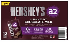 Hershey’s A2 Chocolate Milk, 2% Reduced Fat (8 fl. oz., 12 pk.)
