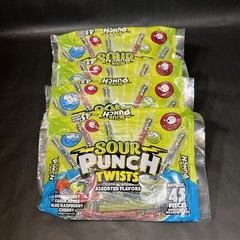 Sour Punch Twists Straws Assorted Flavors Bulk & Delicious Candy (2 Pounds) Sale