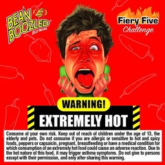 Jelly Belly Bean Boozled Fiery Five Spinner Box Spicy Candy 3.5oz