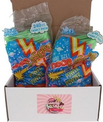 Albert’s Neon Lasers Straws Pixy Power Powder Candy Pack of 2 (total 480 straws)