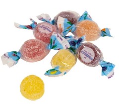 Bonelle 2.2 lb SUGAR FREE Assorted Flavor FRUIT JELLY CANDY Italian Bulk Bag