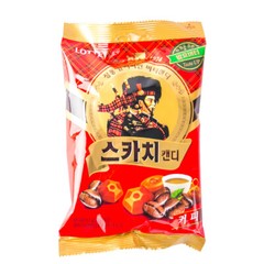 Korean Lotte Premium SCOTCH TRIO CANDY 157g Coffee Flavor Taste