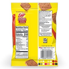 Eggo French Toast Graham Crackers, School Approved Smart Snacks, Cinnamon Flavor