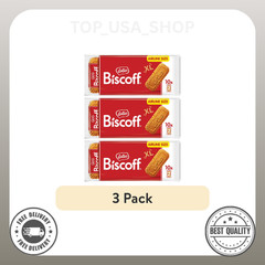 (3 pack) Lotus XL Biscoff Cookies, 10 Snack Packs of 2 Cookies, 8.8 oz, Classic
