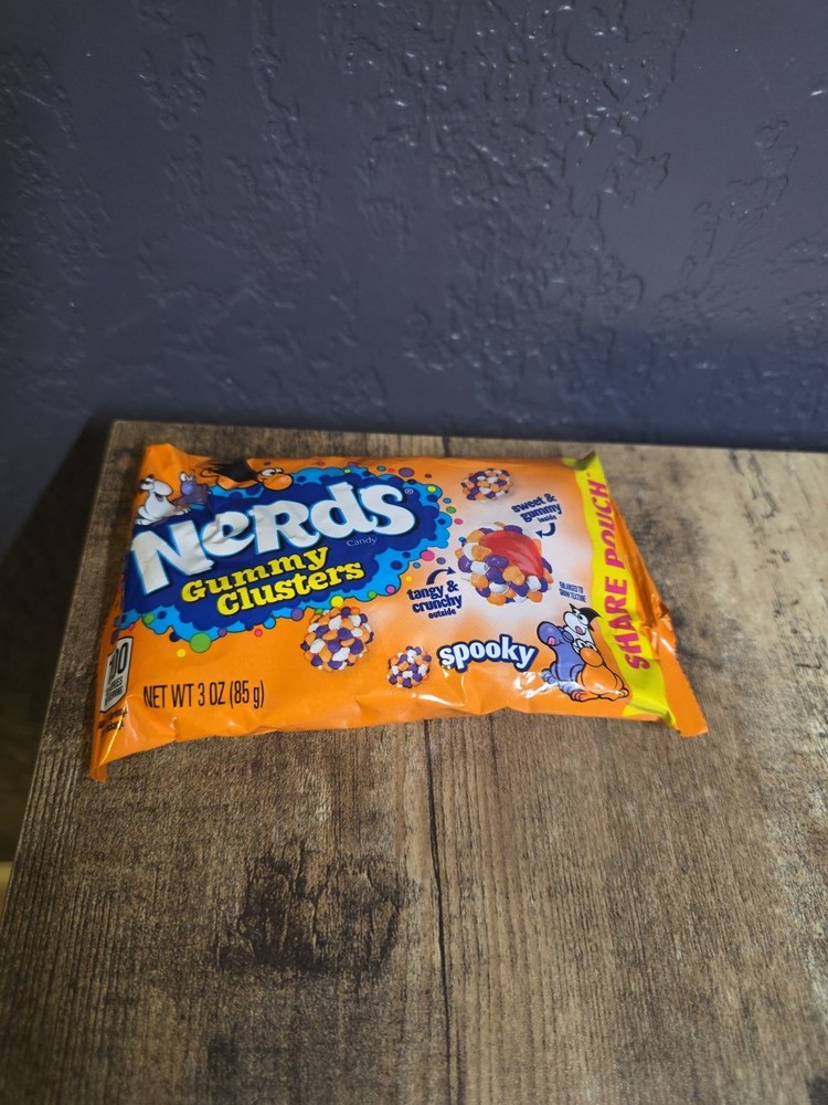 NERDS Gummy Clusters Candy Spooky 3 oz Bag (85g) Halloween