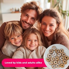 Mini Raspberry Linzer Cookies, Cookies Shortbread with Raspberry Filling-8oz