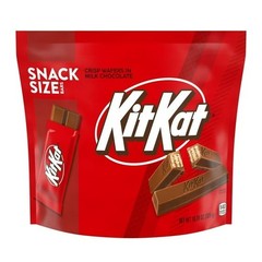 Kit Kat Milk Chocolate Wafer Candy, Snack Size, 10.78 oz Bag (Pack of 2)
