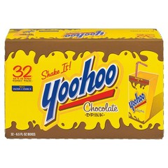 Yoo-hoo Chocolate Drink, 6.5 fl oz boxes, Fl Oz (Pack of 32),