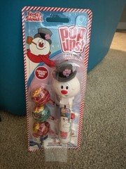 Frosty The Snowman Pop Ups! Lollipop Filled With Chupa Chups by Flix Candy, NEW