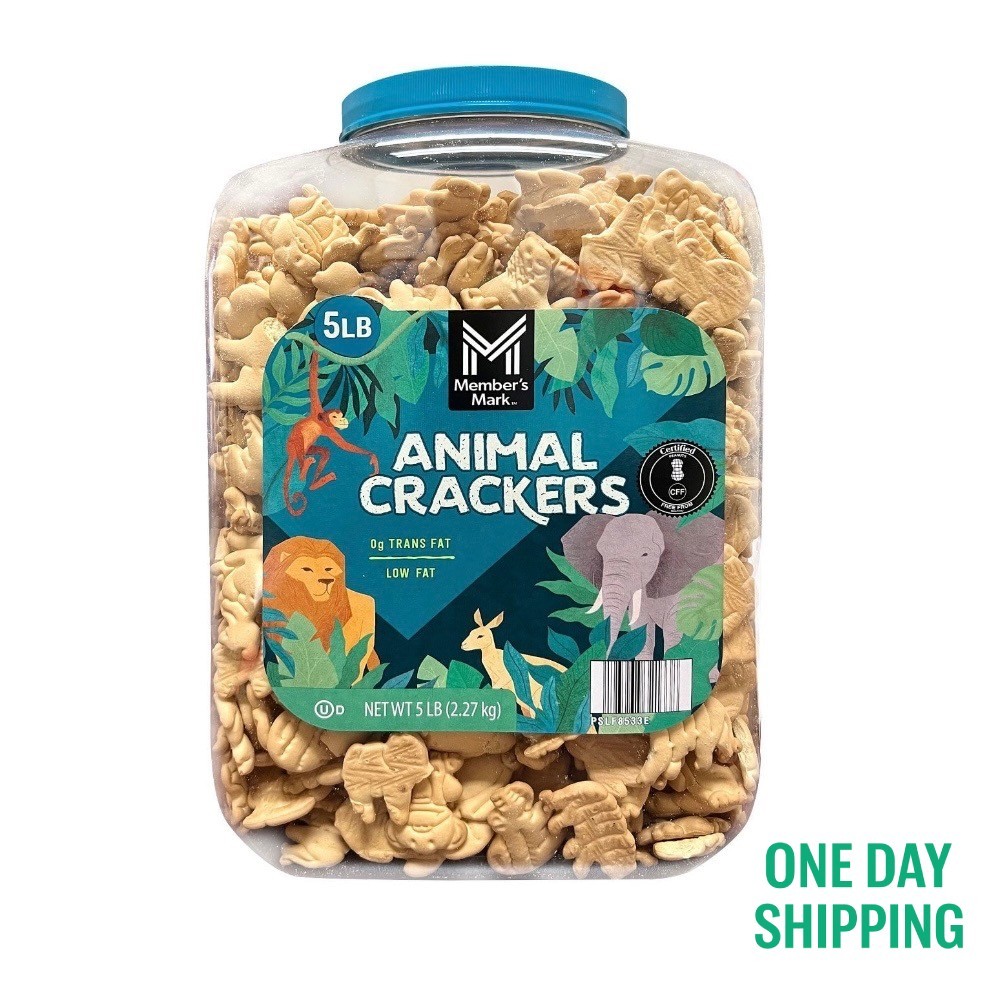 Member’s Mark Animal Crackers Peanut Free Low Fat , 5 lb